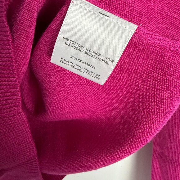 NWT Modcloth When Classic Calls Cardigan Jelly Roll Pink Size Small S NEW - Picture 9 of 13